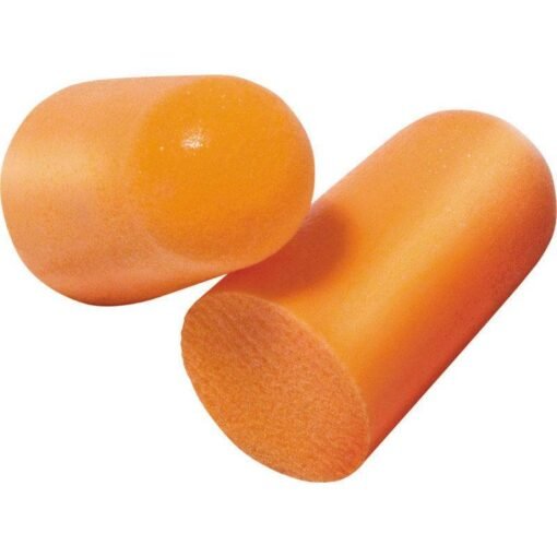 3M 1100 Disposable Earplugs Uncorded Orange (Pack of 200) - Image 2