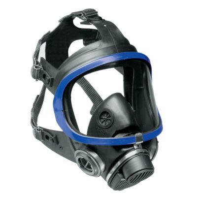 Dräger X-plore 5500 Full-Face Respirator Mask NIOSH Certified + 2x Gas Cartridge OV/AG/HF/FM/CD/AM/MA/HS | Eye and Respiratory Protection, Anti-Fog, 180° View