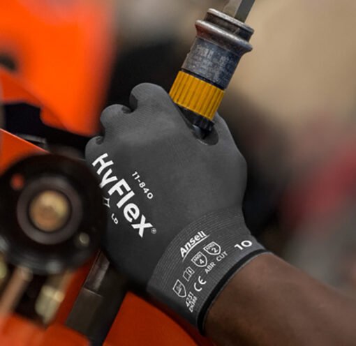 Ansell Hyflex 11-840 Foam Nitrile Coated Glove 12 pairs - Image 2